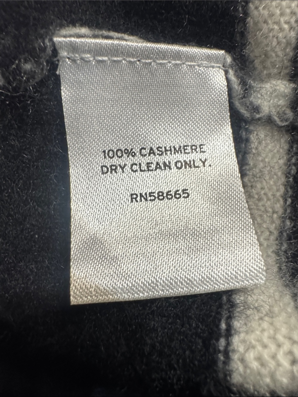 Cashlon 100% Cashmere Black White Stripe Sweater Women’s Large Luxury Knit Soft - Picture 7 of 8